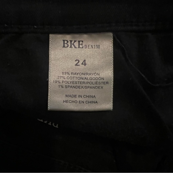 BKE Parker Universal Black High Rise Ankle Skinny size 24 - Picture 5 of 6